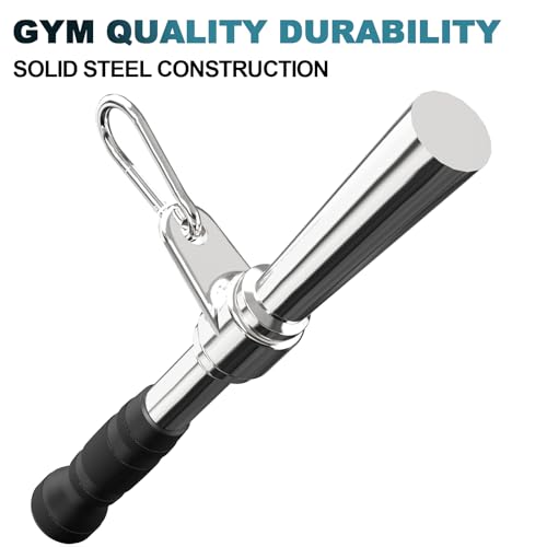 Triceps Pull Down Attachment, Cable Machine Accessories for Home Gym, Lat Pull Down Attachment Weight Fitness - view 2