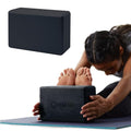 Yoga Block - Supportive Latex-Free EVA Foam Soft Non-Slip Surface for Yoga, Pilates, Meditation (Black), 1 EA, 1 Block (Pack of 12)