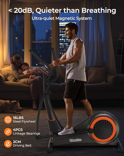 Elliptical Exercise Machine with 15.5IN Stride - view 3