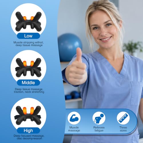 Occipital Release Tool for Neck Release, Suboccipital Release Tool, Deep Tissue Trigger Point Pressure Point Massage Tool with Acupressure for Muscle Knots, Jaw, TMJ and Cervical Tension Relief - view 4