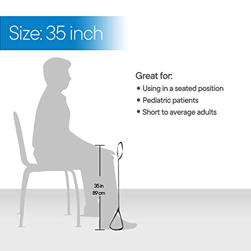 Premium Leg Lifter with Hand Strap and Foot Loop, 35 Inch - view 5