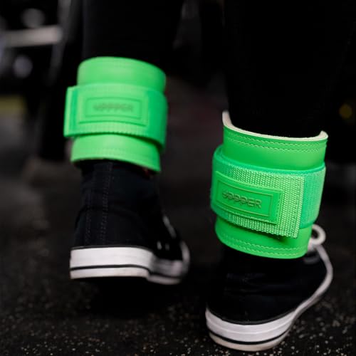 Ankle Straps for Cable Machines (Pair) – Adjustable Padded Gym Cable Cuff Attachment, Double D-Ring, Premium Quality – Ideal for Kickbacks, Glute Workouts & Leg Exercises for Women & Men - view 5