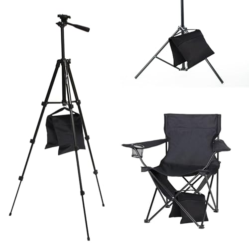 2 Pack Sand Bags, Black Sand Bags for Weight, Heavy Duty Sandbags for Umbrella Base, Photography Video Equipment, Light Tripod, Fishing Chair, Sports, Backdrop Stand, Camping, Tent - view 5