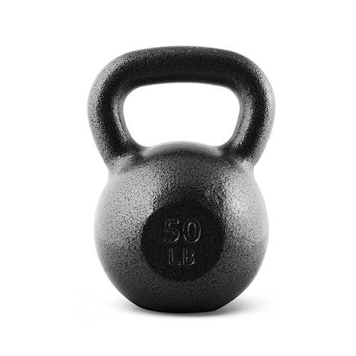 Cast Iron Kettlebell Singles & Sets, Wide Handle, Flat Base
