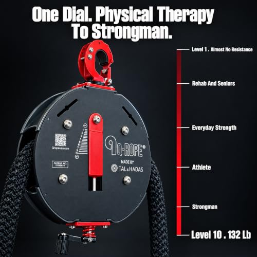 Patented Endless Rope Trainer Machine - Portable Home Gym Workout Equipment for Full Body Strength, Cardio & Conditioning | 132 lb Adjustable Resistance, Infinity Rope Pulley System - view 6