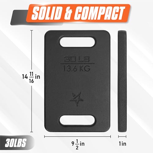 Cast Iron Ruck Weight Plate for Rucking & Hiking - view 2