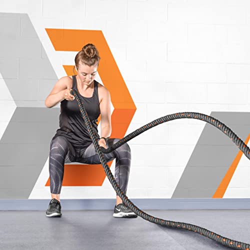 METIS Battle Ropes – Durable Fitness Ropes for Strength Training, 30ft/40ft/50ft Options – Ideal for Home Workouts & Gyms with Anti-Fray Handles - view 4