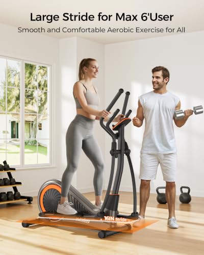 Elliptical Exercise Machine with 15.5IN Stride - view 2