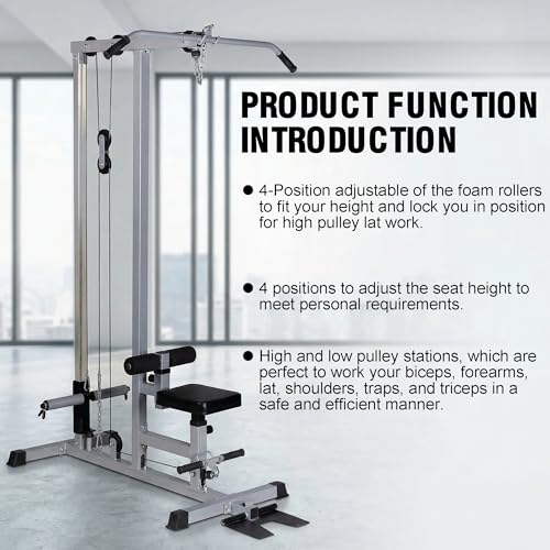 LAT Pull Down Machine, Low Row Cable Machine for Home Gym - view 5