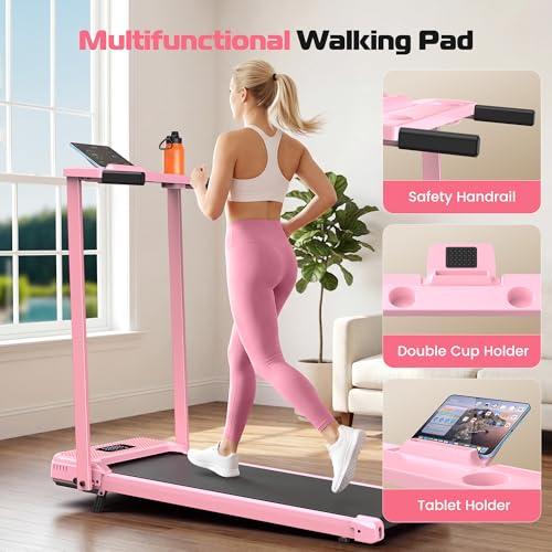 Walking Pad with Incline-Under Desk Treadmill for Home/Office - view 4