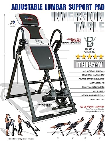 IT 9695-W Deluxe Heavy Duty Therapeutic Inversion Table - view 2