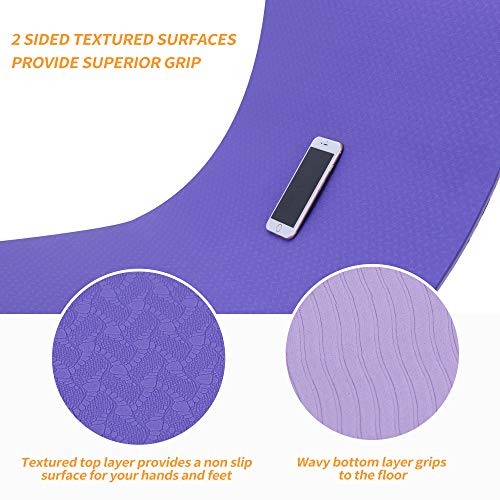 Yoga Starter Kit - 11-Piece Set with Yoga Blocks, Strap, Ball, Mat, Carrying Strap, Net Bag, Cooling Towel - view 5