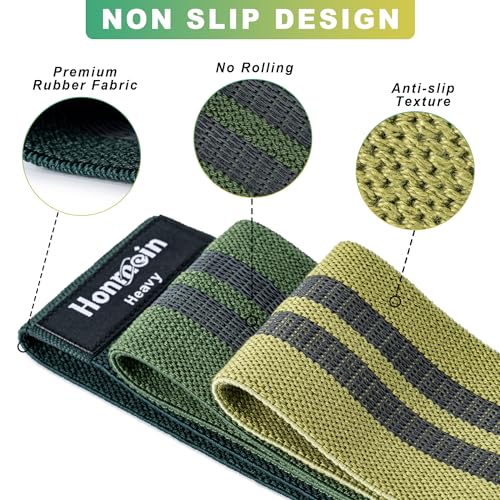 Resistance Bands for Working Out, 3 Levels Fabric Exercise Bands Set - view 3