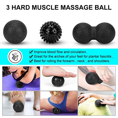 Foam Roller Set - High Density Back Roller, Muscle Roller Stick - view 5