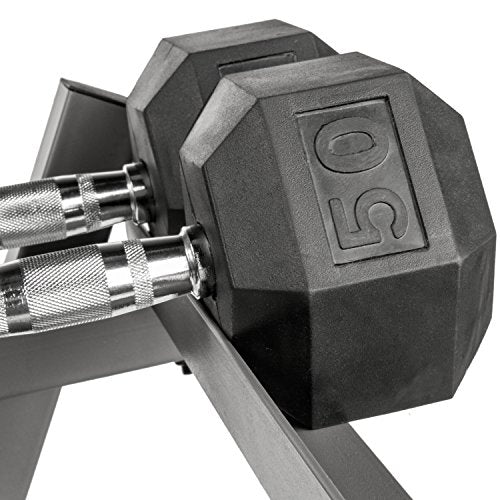 Weights Dumbbells Set, 5 lb to 50 lb Dumbbell Pairs with Weight Storage Rack, Option of Dumbbell Rack Stand Only - view 5