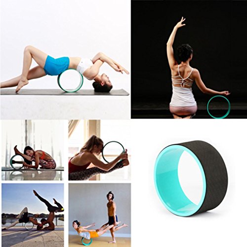 Non Slip Durable TPE - Eco-Friendly Yoga Wheel with 2pcs Yoga Foam Blocks - view 4