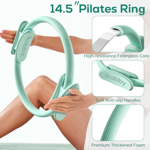 Pilates Kit, Home Pilates Kit with Weights, Pilates Equipment for Home Workout, Pilates Essentials Kit for Women, Yoga Pilates Mat Kit for Beginners, Pilates Set - view 2