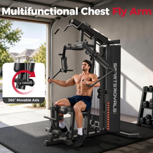 Home Gym, Multifunctional Workout Station with Leg Press - view 3