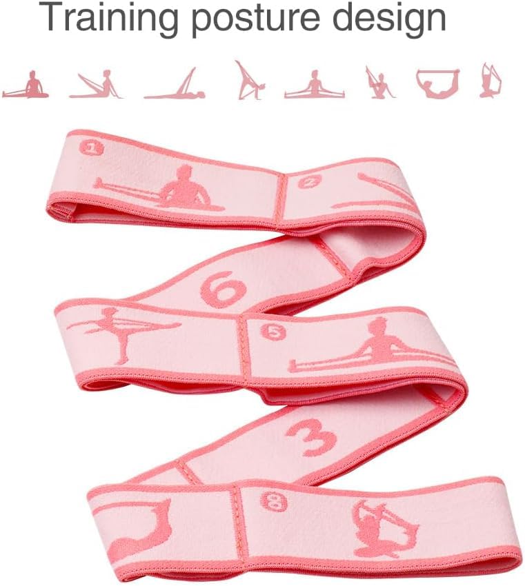 2 PCS Kids Stretching Strap - 8-Loop Adjustable Stretch Bands for Dance, Ballet, Yoga, Gymnastics Workout, Children‘s Fitness Equipment, Stretching Resistance Bands and Home Flexibility Training - view 4