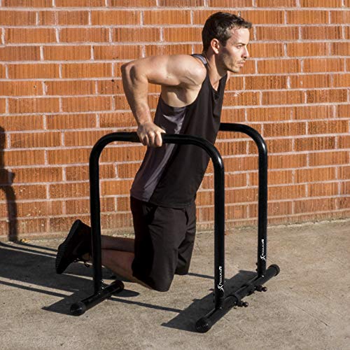Power Dip Station Adjustable Height Upper Body Equipment for Home Gym - view 2