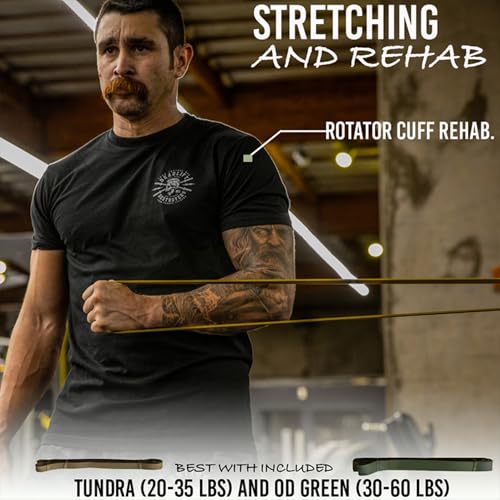 Pull Up Assistance Bands for Working Out - Resistance Bands Set for Men, Exercise, Workout, Fitness, Strength, Weightlifting, Training, Powerlifting, Stretch, Crossfit WOD - view 3