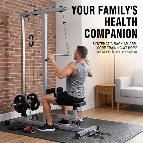 LAT Pull Down Machine, Low Row Cable Machine for Home Gym - view 3