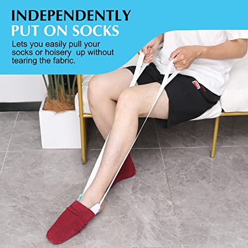 Sock Aid - Sock Aid Device for Seniors, Disabled, Pregnant - Sock Helper Aide Tool - Sock Assistant Device No Bending - view 5