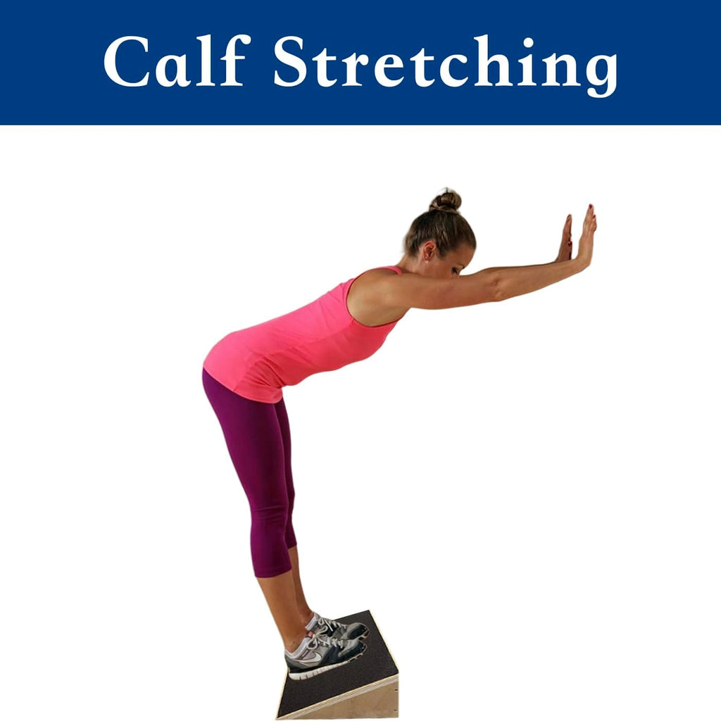 Slant Board for Squats - Slant Board Squat Wedge for Calf Stretching - Non-Slip Incline Knees Over Toes Weightlifting Equipment to Improve Athletic Performance - view 6