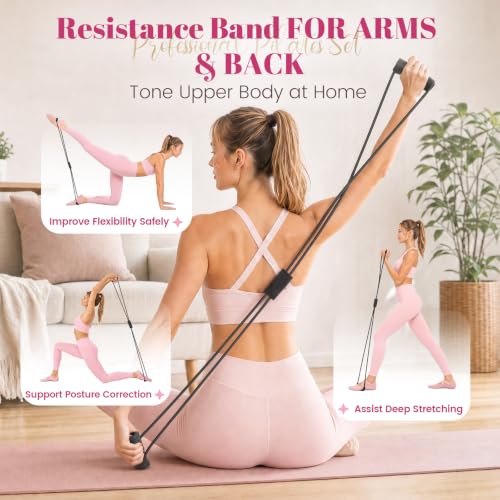 Pilates Kit for Women, At Home Equipment Set for Full Body Workout - view 7
