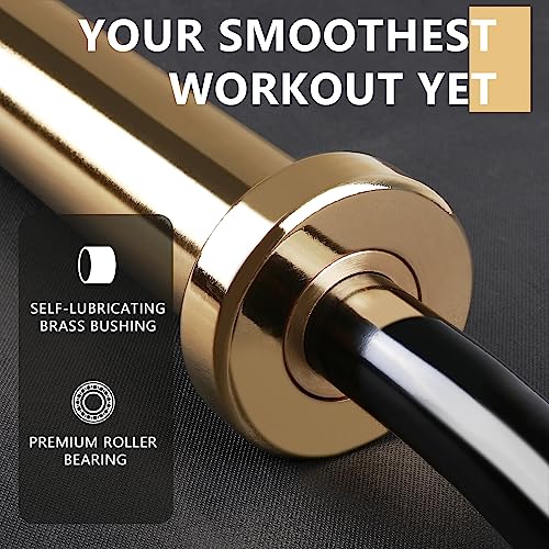2-Inch EZ Curl Bar, Olympic Barbell for Bicep, Tricep Curls - view 4