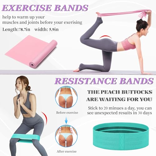 All in One Yoga Wheel Set, Soft Foam Roller Wheel for Back Pain & Stretching, Yoga Blocks 2 Pack with Strap, Trigger Point Therapy Massage Ball for Deep Tissue, Yoga Starter Kit for Beginner - view 5
