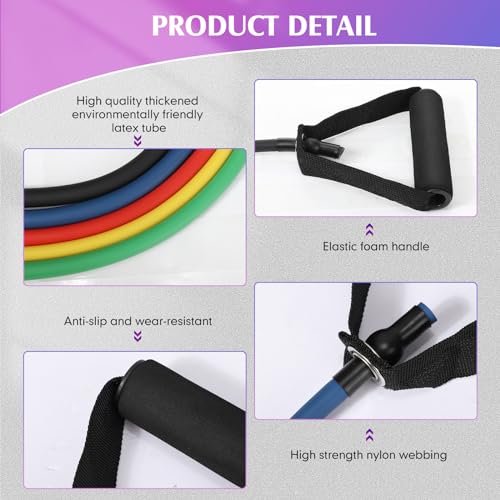 10 Pcs Resistance Bands with Handles - view 3