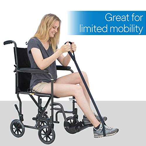 Premium Leg Lifter with Hand Strap and Foot Loop, 35 Inch - view 2