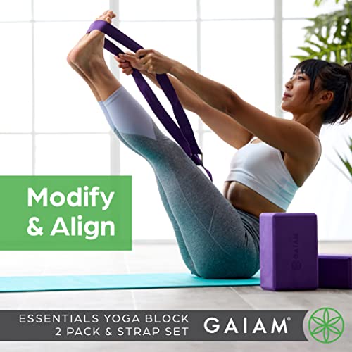 Yoga Block - Supportive Latex-Free Eva Foam - Soft Non-Slip Surface with Beveled Edges for Yoga, Pilates, Meditation - view 5