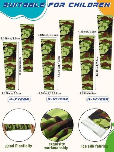 10 Pairs Arm Sleeves for Kids Youth Basketball Football Baseball UV Sun Protection Sports Compression Arm Cover - view 4