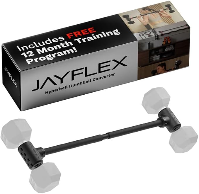 Hyperbell Dumbbell Converter - Convert Dumbbells to Barbell Set and Kettlebell for Home Fitness - Adjustable & Up to 200 lb Capacity Weight Barbell for Weight Lifting - view 8