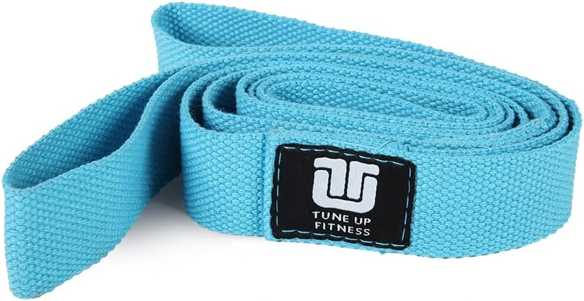 Double Loop Yoga Stretching Strap for Physical Therapy, Yoga, Working Out | Excellent Leg, Shoulder & Hamstring Stretcher & Yoga Strap | Enhances Flexibility, Mobility, Muscle Strength & Posture