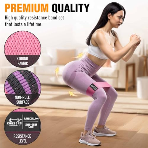 Fabric Resistance Bands for Working Out - view 4