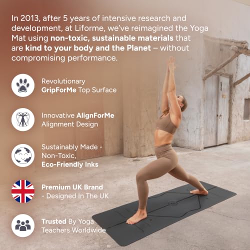 Special Yoga Mat - Patented Alignment Design, Ultimate Grip - view 5