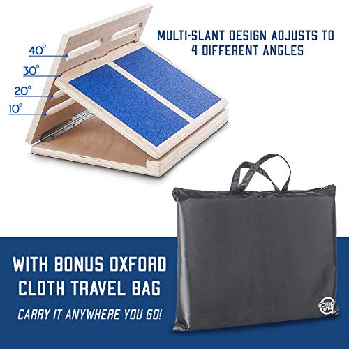Wooden Slant Board for Calf Stretching, 4 Adjustable Angles - view 4