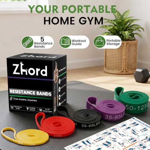Resistance Bands, Exercise Bands Set for Working Out and Stretching - view 6