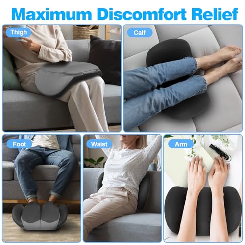Electric Massager with Heat, Vibrating Massage Machine for Plantar Fasciitis and Neuropathy, Vibration Massagers for Muscle Tension and Blood Circulation, also Ideal for Calf Thigh Waist Arm - view 4
