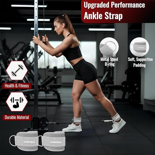 10 in 1 Barbell Pad Set for Squats & Hip Thrust – Barbell Pad with Resistance Bands, Lifting Straps, Ankle Straps & Barbell Clamps – Weightlifting Accessories Kit for Home Gym - view 3