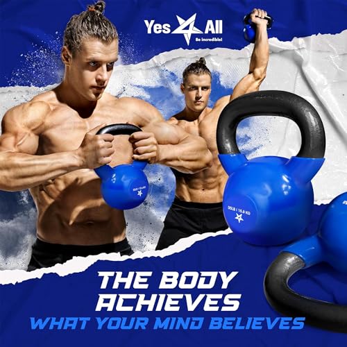 Vinyl Kettlebell, 5–100 Lb Strength Training Kettlebell - view 3