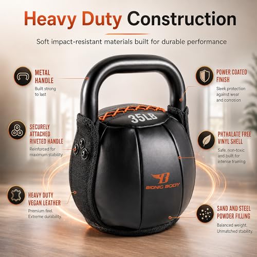 By Kim Lyons Soft Kettlebell with Handle | Soft Weight for Strength Training, Conditioning, Core & Full Body Workouts | Ergonomic Grip | Home Gym, Cross Training, HIIT & Functional Fitness Equipment - view 2