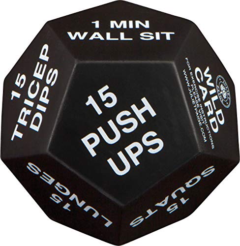 Exercise Dice for Home Fitness, Workouts, WOD, Cardio, HIIT, and Sports - view 2