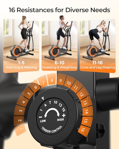 Elliptical Exercise Machine with 15.5IN Stride - view 5