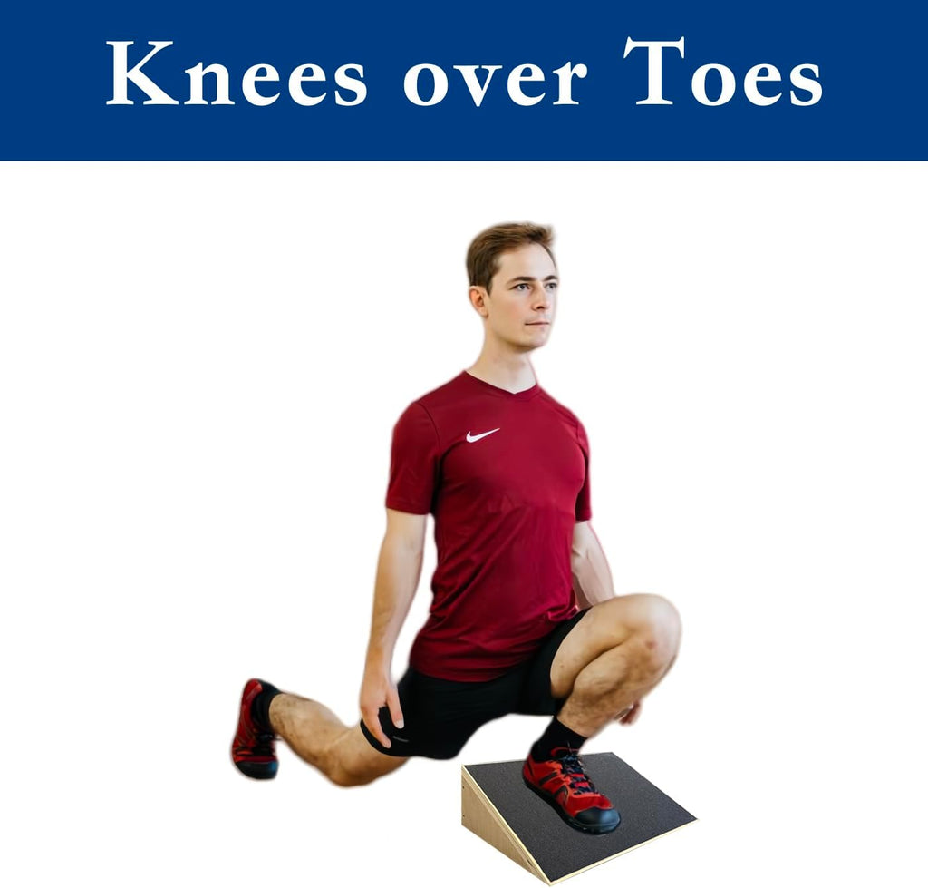 Slant Board for Squats - Slant Board Squat Wedge for Calf Stretching - Non-Slip Incline Knees Over Toes Weightlifting Equipment to Improve Athletic Performance - view 5