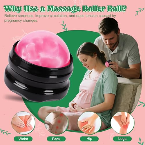2 Pcs Labor Comb & Massage Roller Ball Kit, Hospital Bag Must Haves - view 3