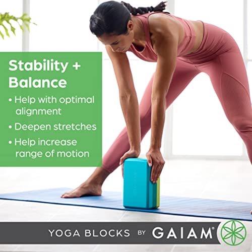 Yoga Block - Supportive Latex-Free EVA Foam Soft Non-Slip Surface for Yoga, Pilates, Meditation (Black), 1 EA, 1 Block (Pack of 12) - view 2